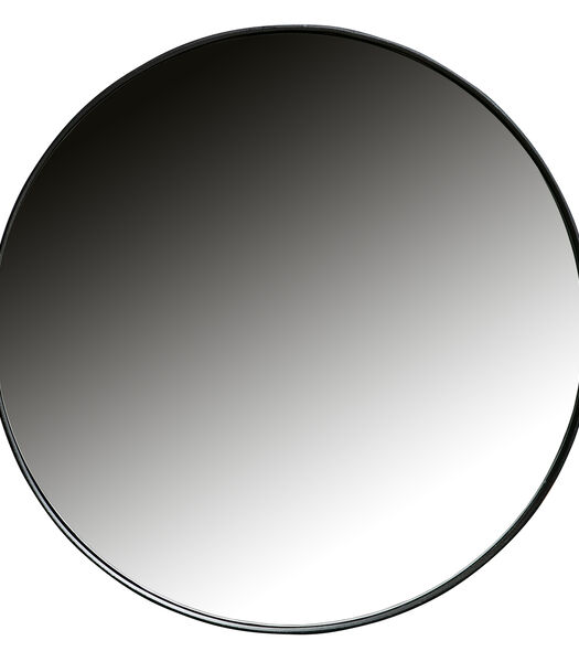 Miroir - Métal - Noir - 50x50x5  - Doutzen