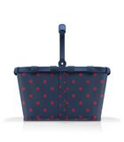 Reisenthel Shopping Carrybag cadre pois mixtes rouge image number 2