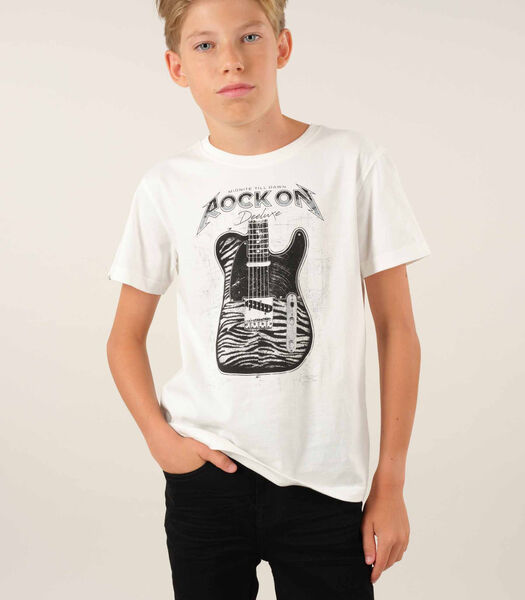 ROCKON - Katoenen T-shirt met ronde hals