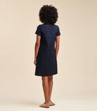Bi-materiële korte jurk image number 2