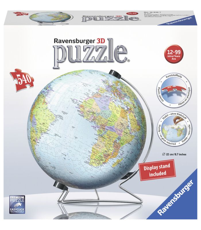 Puzzle 3D Globe 540 p image number 0