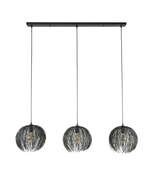 Metal Claw - Lampe suspendue - métal - noir - brun - 3 points lumineux