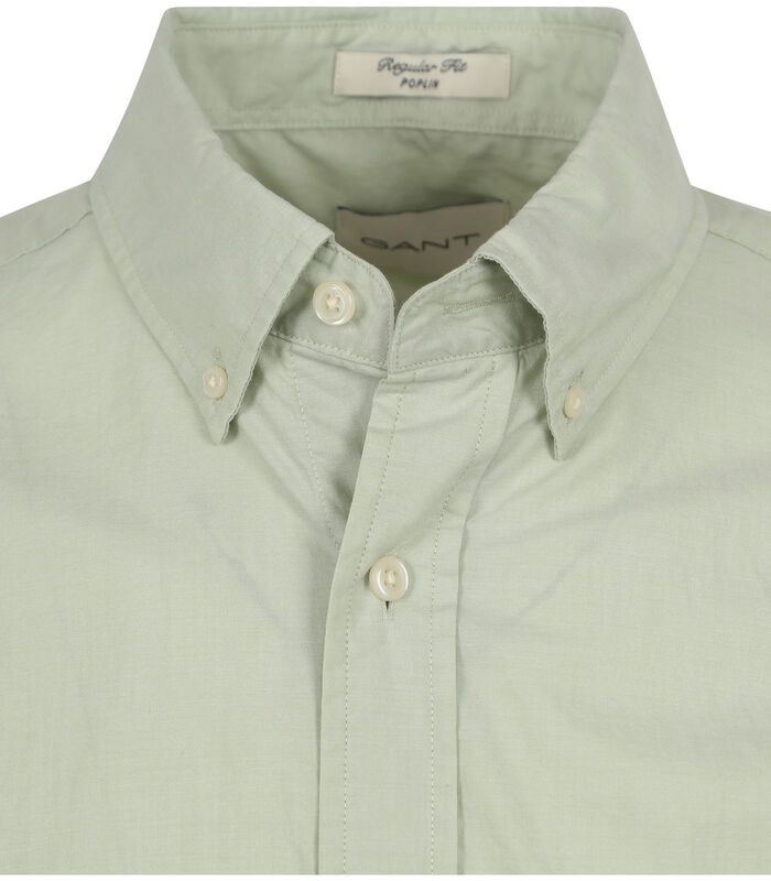 Gant Overhemd Short Sleeve Lichtgroen image number 2