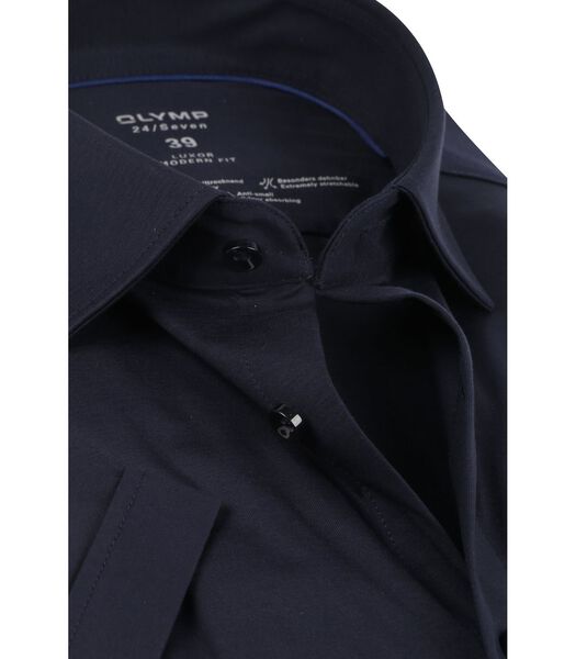 Luxor Jersey Overhemd 24/Seven Donkerblauw