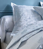 HESPERIDE porcelaine - Housse de couette Satin jacquard image number 1