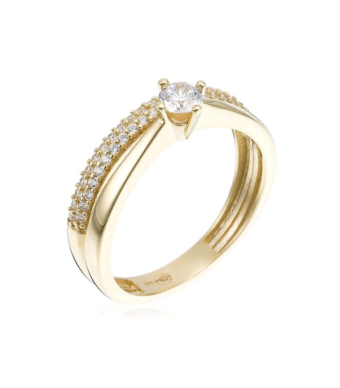 Ring "Fiancée" Geel goud image number 0