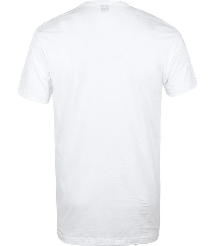 Vermont T-Shirt V-Hals Wit (2Pack) image number 4