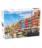 Puzzel Around the World Nothern Stars: Nyhavn - 1000 stukjes image number 1
