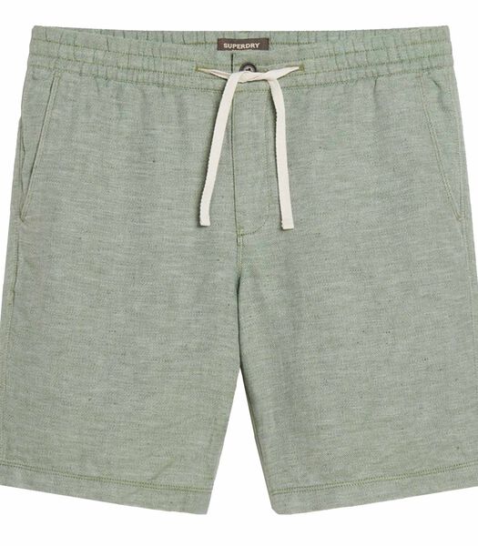 Short Drawstring Linen Shorts