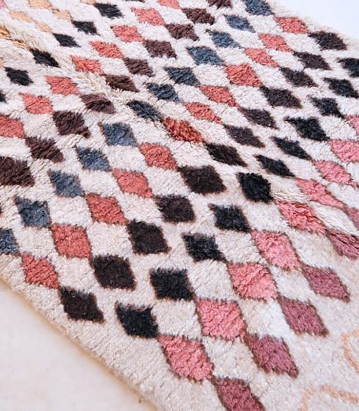 Marokkaans berber tapijt pure wol 145 x 261 cm image number 1
