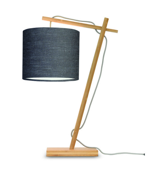 Lampe de table Andes - Bambou/Gris Foncé - 30x18x46cm