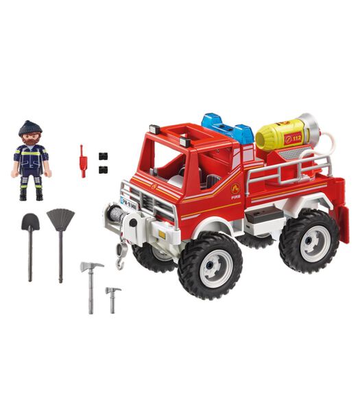 City Action Brandweer Terreinwagen Met Waterkanon - 9466