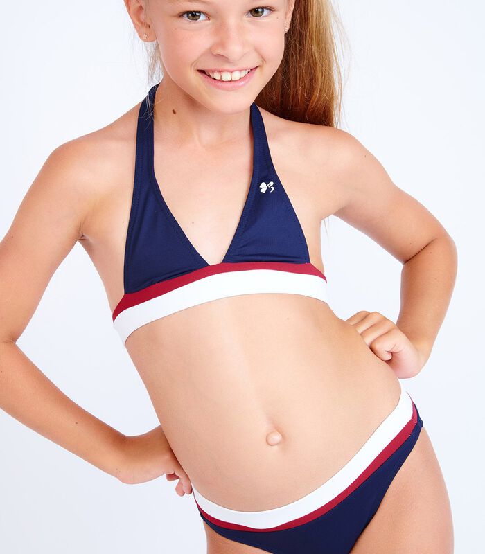2-delig meisjes bikini marineblauw Winnie Navy image number 0