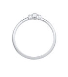 Ring Elli Premium Ring Dames Solitaire Verloving Filigraan Met Topaas In 925 Sterling Zilver Verguld image number 2