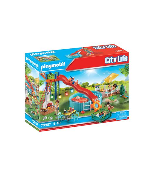 City Life Pool Party avec toboggan - 70987