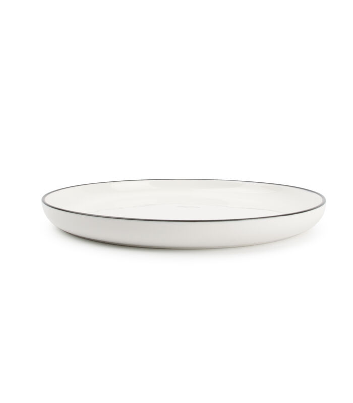 Assiette plate 19cm blanc Studio Base - (x4) image number 1
