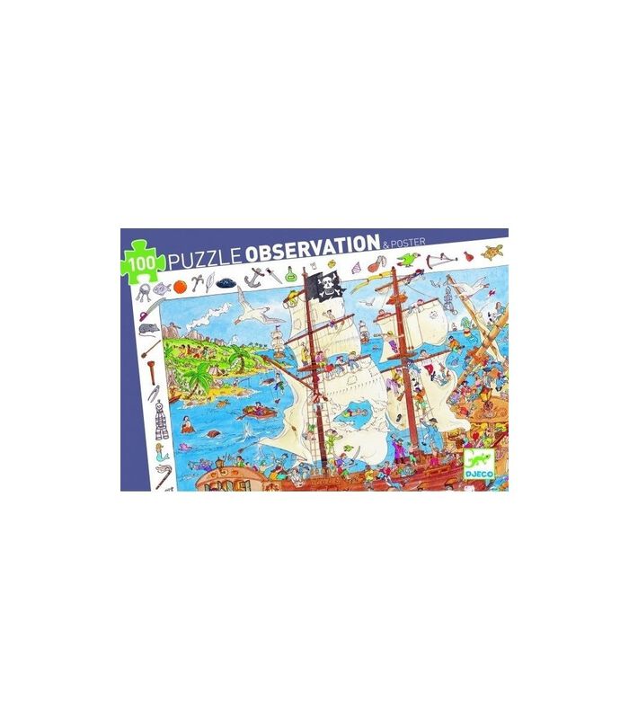 observatiepuzzels Pirates - 100 stukjes image number 2