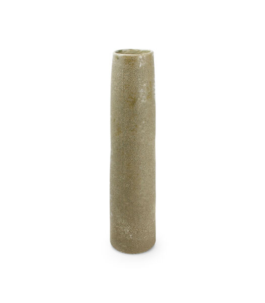 Vase 10xH40cm khaki Cone