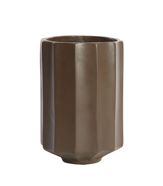 Pot à fleurs Salou - Brun - Ø22cm