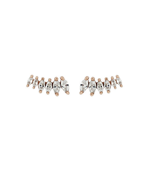 Boucles d'oreilles 'Rose Gold Stepping Stone'