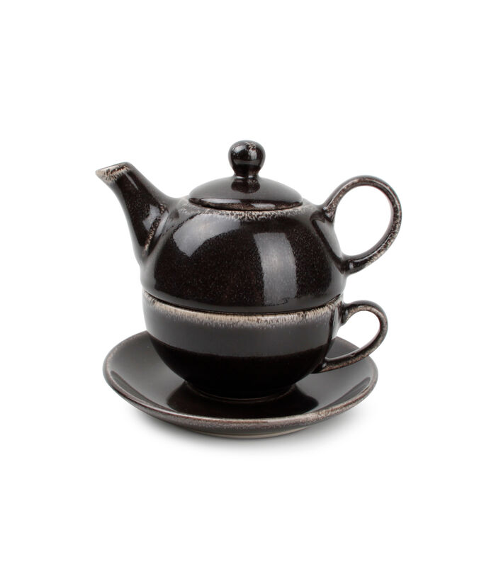 Tea for one set noir Artisan image number 0
