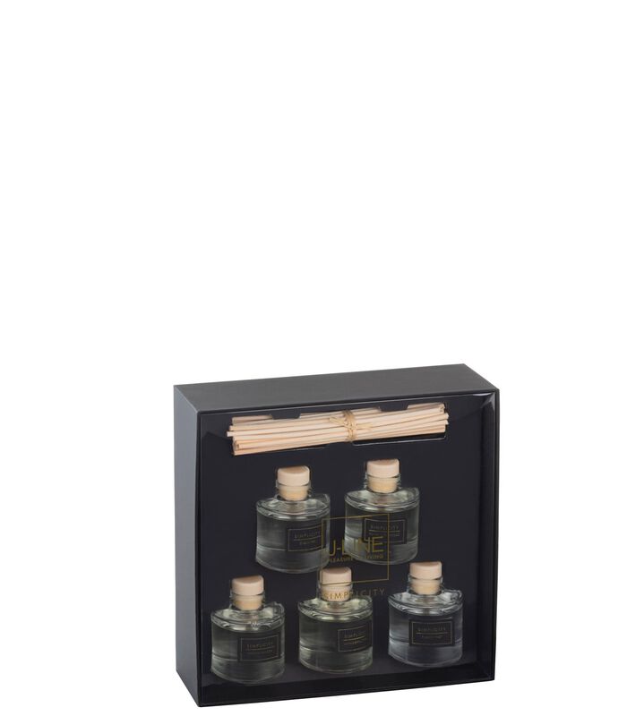 Boite De 5 Huiles Parfumees Simplicity Noir/Or image number 0