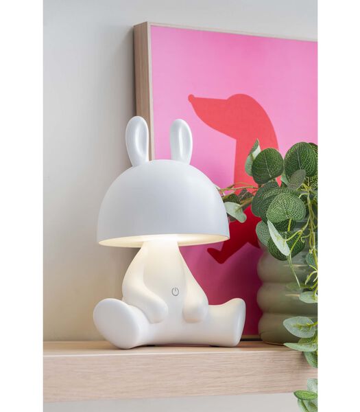 Tafellamp Bunny - Wit - 22x17x27cm