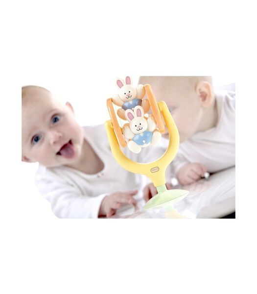 Baby Tafelspeelgoed Pastelkleur - Draaiende Konijntjes