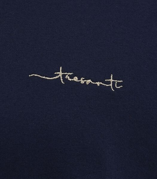 T-Shirt Roman III Embroidery Navy