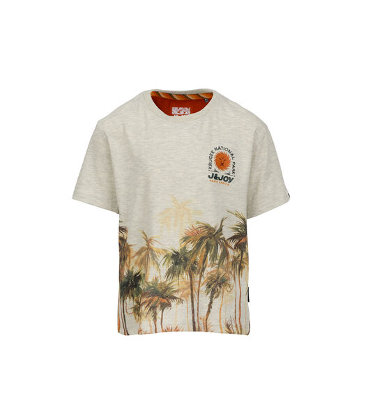 Katoenen T-shirt met bloemenprint