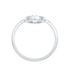 Ring Dames Cirkel Filigraan Geo Met Kristallen In 925 Sterling Zilver image number 2