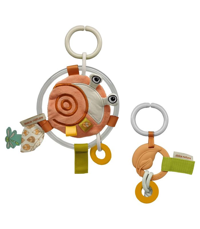 Toys speelgoed Earth activiteitenhanger & bijtring - Laura Slak image number 2