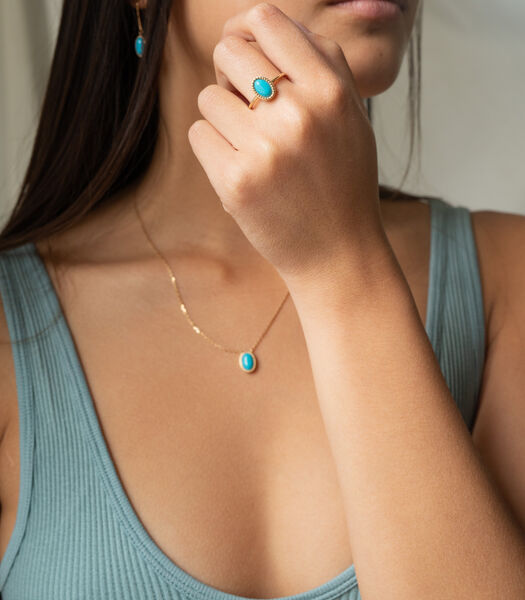 ETHNIQUE Ring Turquoise