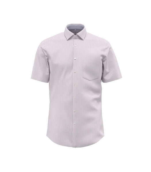 Chemise Business Regular Fit Manche courte A Rayures