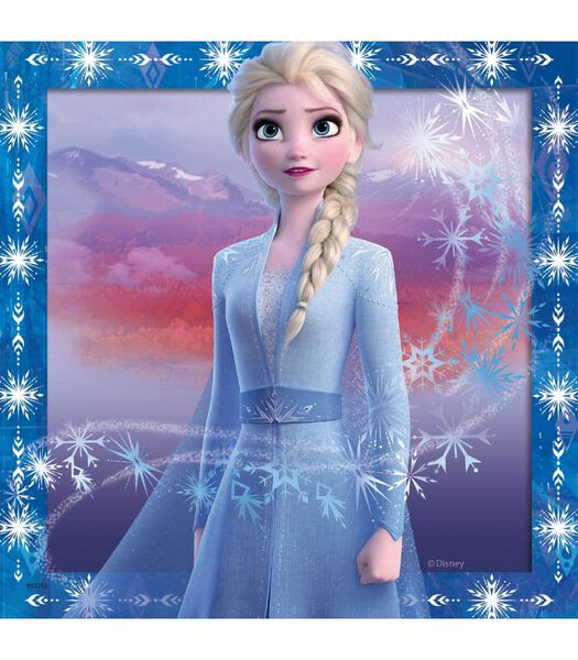 puzzel Disney Frozen 2 - 3x 49 stukjes - kinderpuzzel