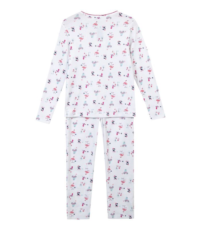 Pyjama long imprimé motif oiseaux image number 1