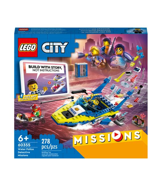 LEGO City 60355 Missions des Détectives de la Police sur l'Eau