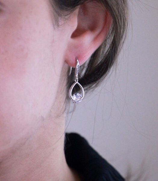 Boucles d'oreilles Tristin Hook - Cristal d'Autriche
