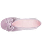 Chaussons ballerines femme strass Rose image number 1