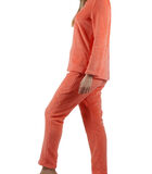 Fleece pyjama outfit broek top lange mouwen Hello Winter image number 2