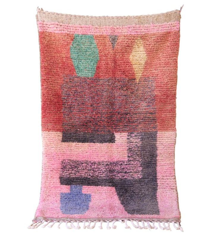 Marokkaans berber tapijt pure wol 115 x 187 cm image number 1