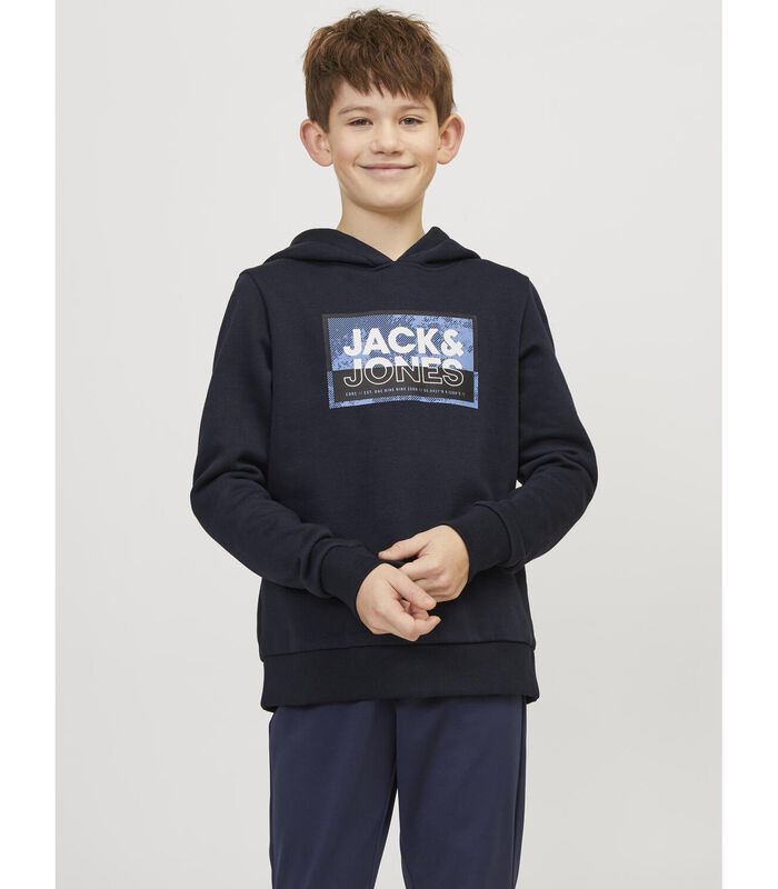 Bedrukte hoodie voor kinderen Logan image number 2