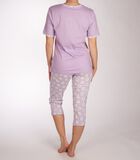 Pyjama Pantalon Court Lovely Lilac image number 2
