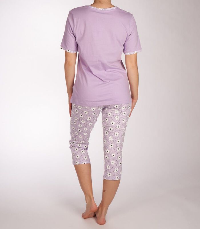 Pyjama Pantalon Court Lovely Lilac image number 2