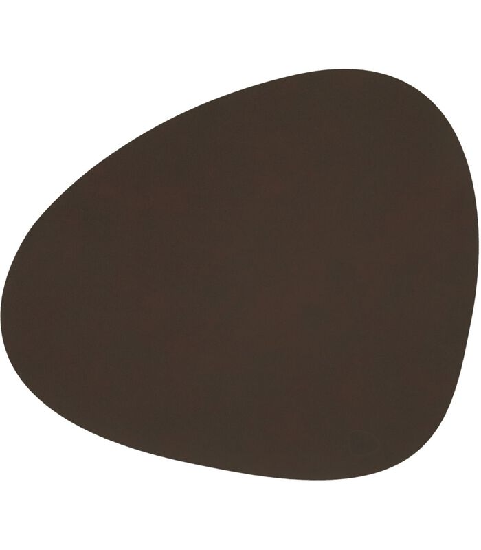 Placemat Nupo - Leer - Dark Brown - 44 x 37 cm image number 0
