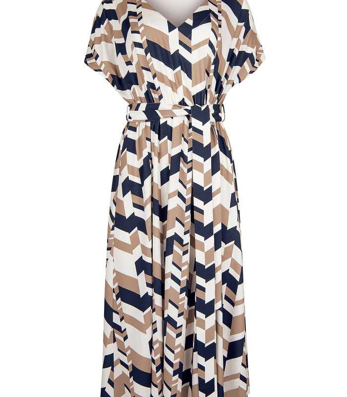 Zomerse maxi-jurk met korte mouwen Toulouse image number 3