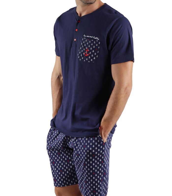 Pyjamashort t-shirt La Vie Est Belle image number 2