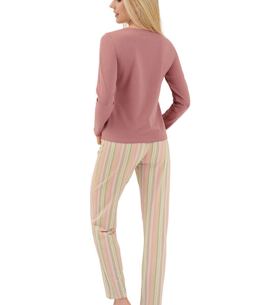 Pyjama loungewear broek top lange mouwen Maxine