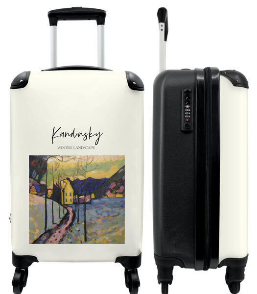 Ruimbagage koffer met 4 wielen en TSA slot (Kunst - Modern - Kandinsky - Kleur)