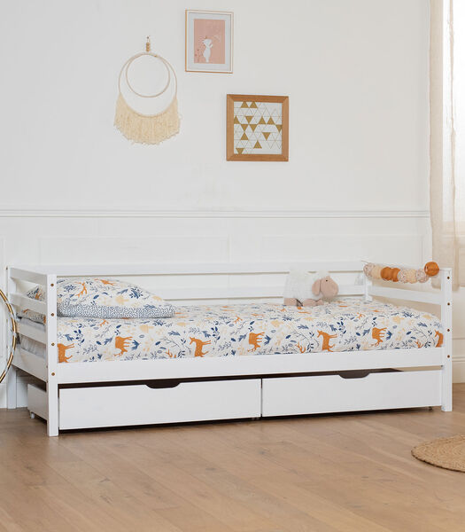 Bedbank voor kinderen 190x90cm met lades JULES